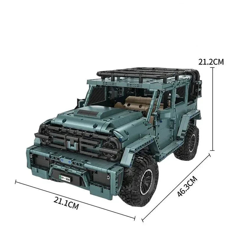 Caco C009 - Cyberpunk RY300 Off-Road Racer - vue 8 | Power Blockz