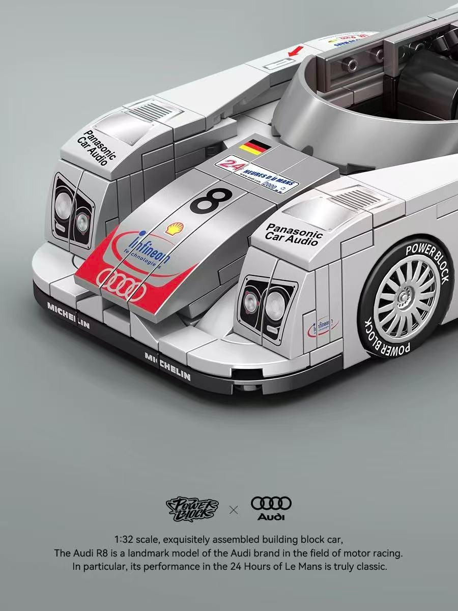 Power Build PB8813 - Le Mans Prototype V8 Racer - vue 5 | Power Blockz