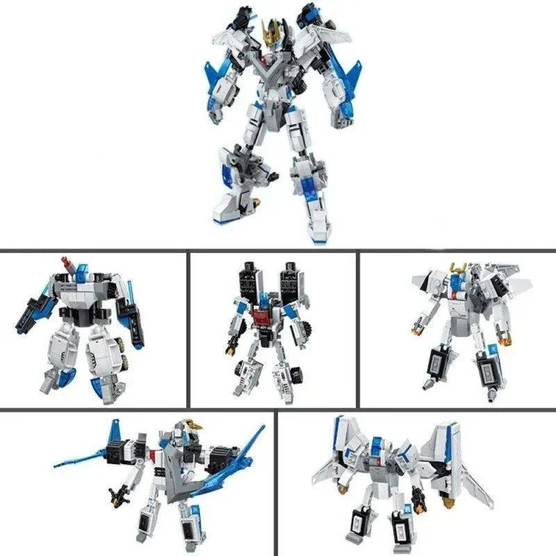 Deformation Wind Blade Mech Robot | 901pcs - Deformation Wind Blade Mech Robot - vue 4 | Power Blockz
