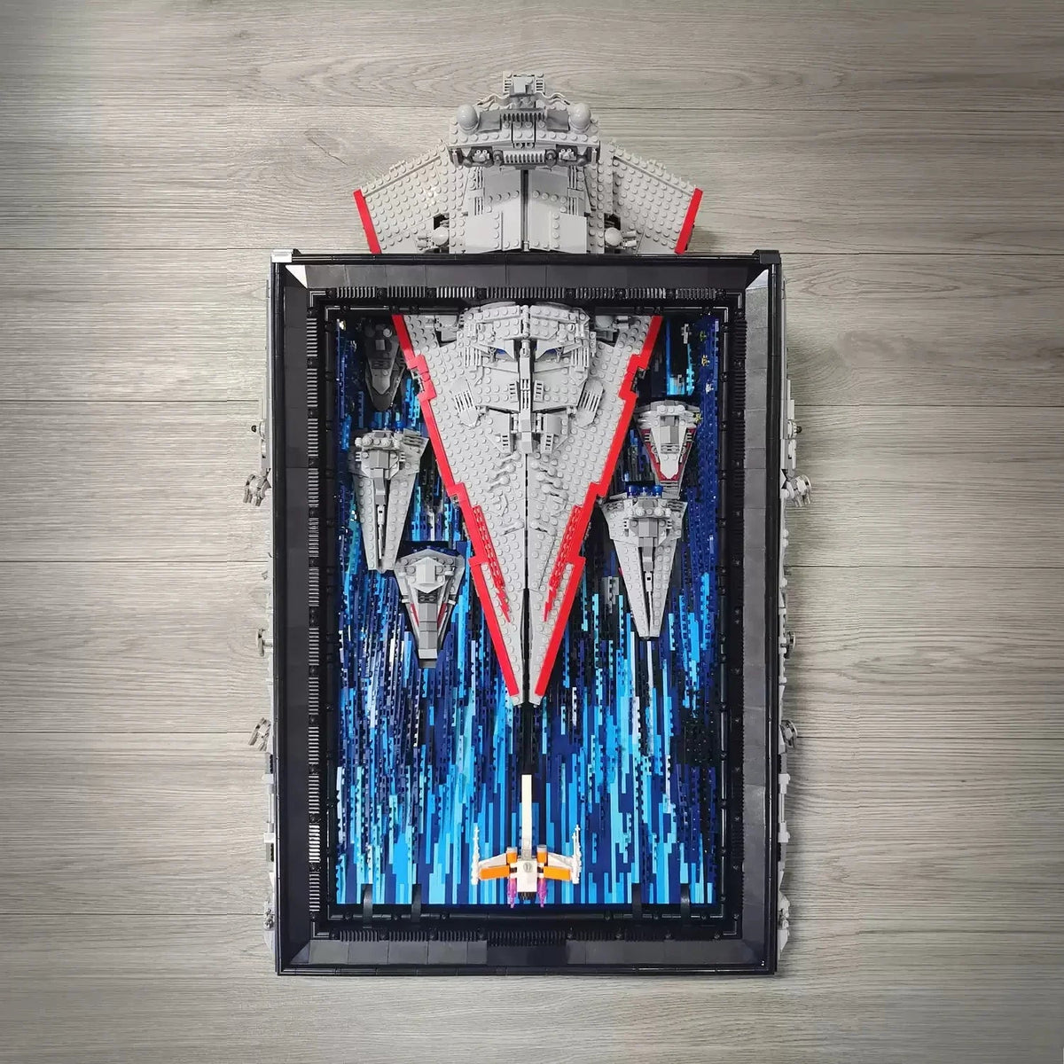 Reobrix 99007 - Star Destroyer 3D Painting - vue 6 | Power Blockz