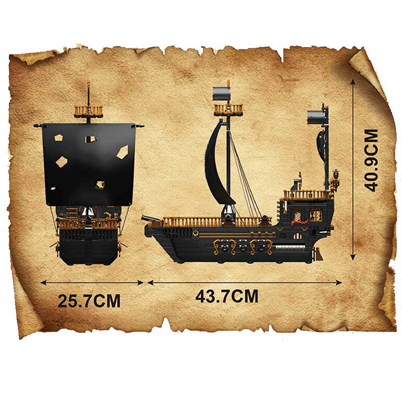 Mould King 13083 - Pirate Ship - vue 5 | Power Blockz