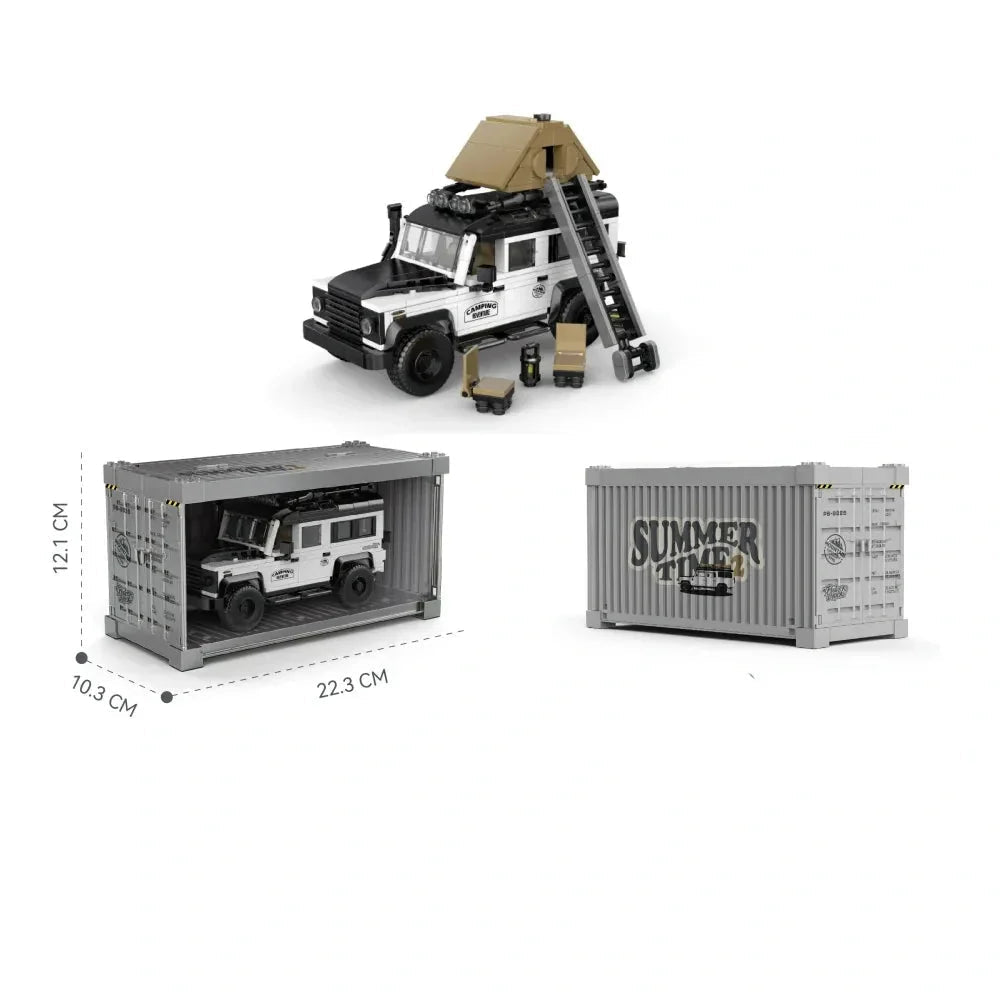 Power Build PB8825 - Classic Defender 4x4 Adventure - vue 7 | Power Blockz