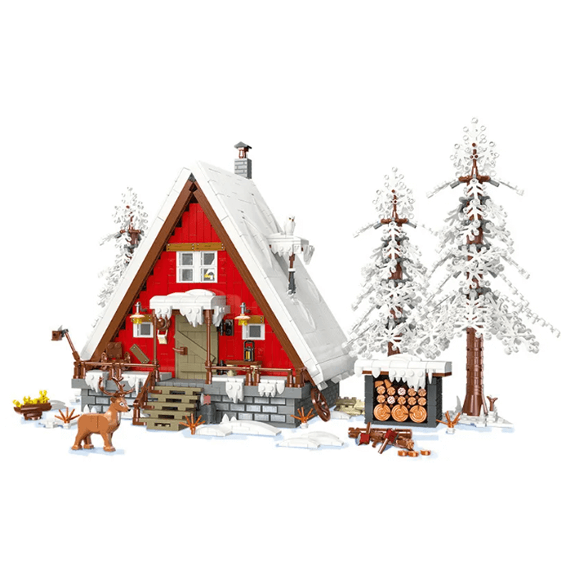 Jiestar 89141 - Winter Cabin | Power Blockz
