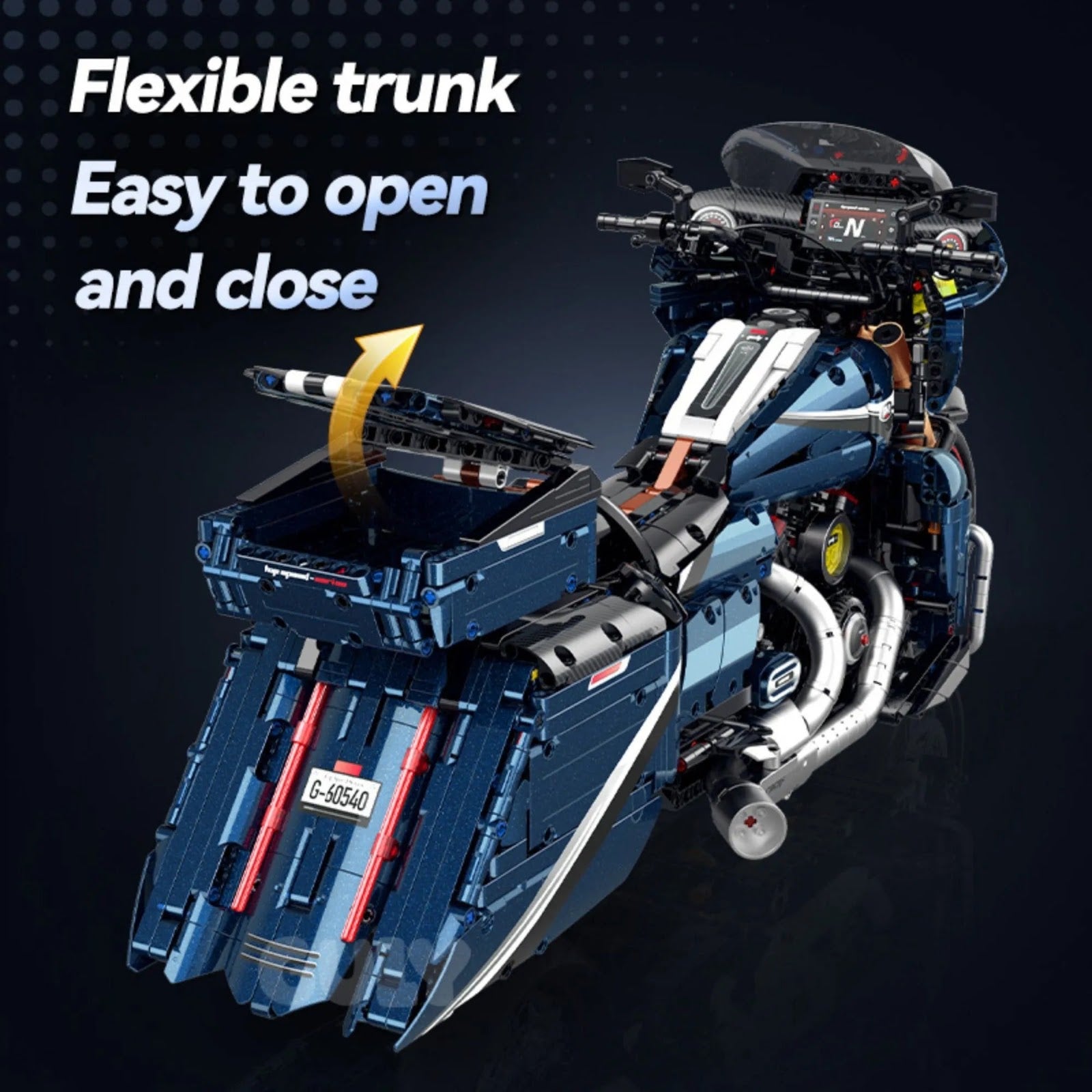 GULY 60540 - Harley Highway Road Glide Dual-Light - vue 4 | Power Blockz