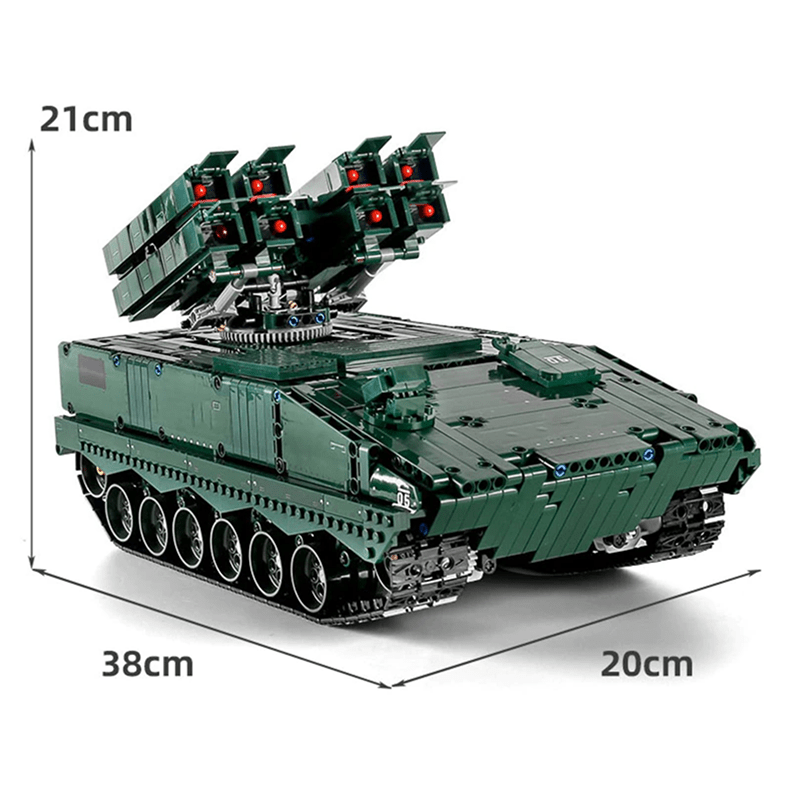 Mould King 20001 - Remote Controlled Missile Shooter - vue 9 | Power Blockz