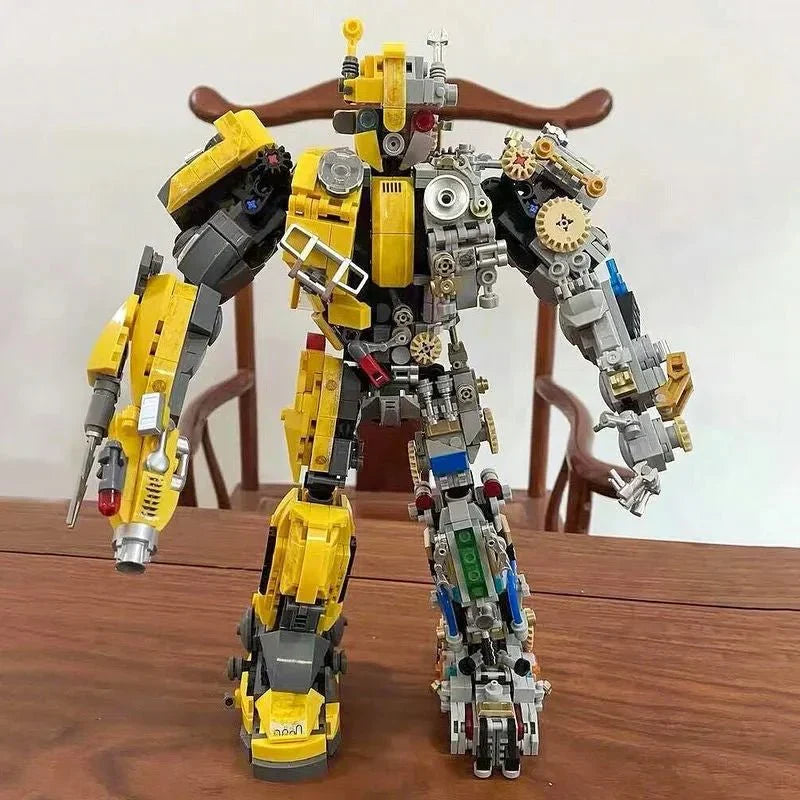 LW 7037 - 7037 Super Bumblebee Mecha Robot Bricks Toy - vue 7 | Power Blockz
