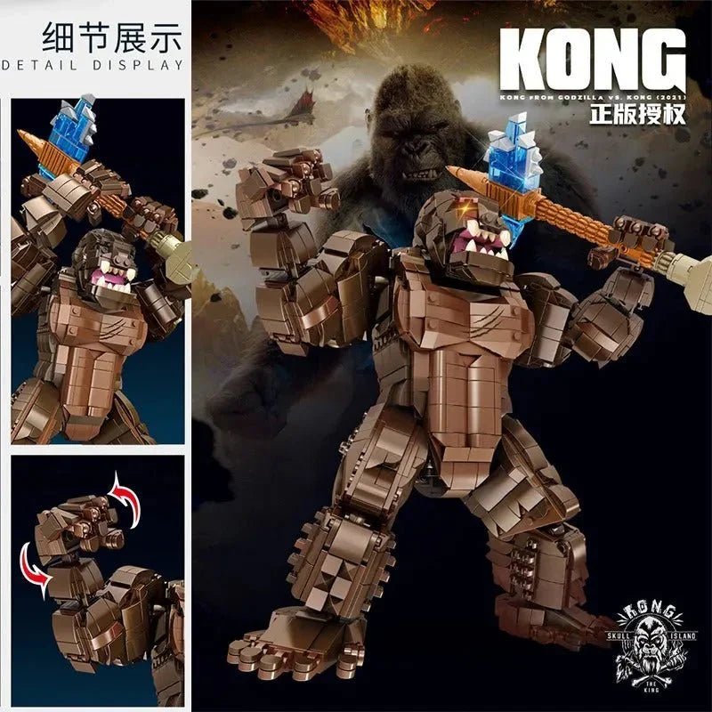Movie Expert KING KONG Bricks Toy | 3300pcs - Movie Expert KING KONG Bricks Toy - vue 7 | Power Blockz