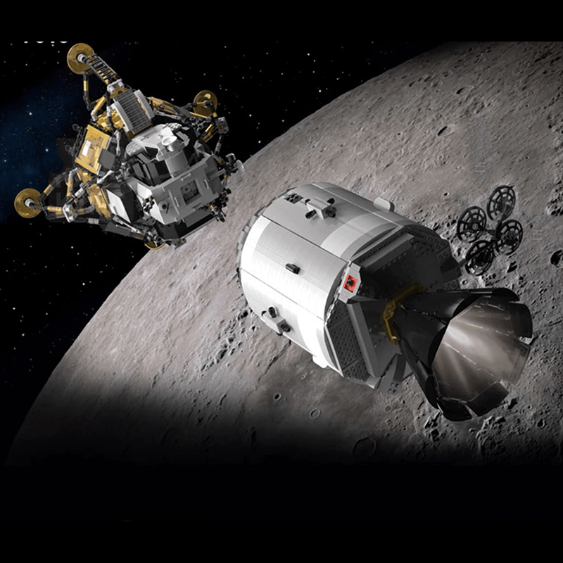 Mould King 21006 - Apollo Spacecraft - vue 2 | Power Blockz