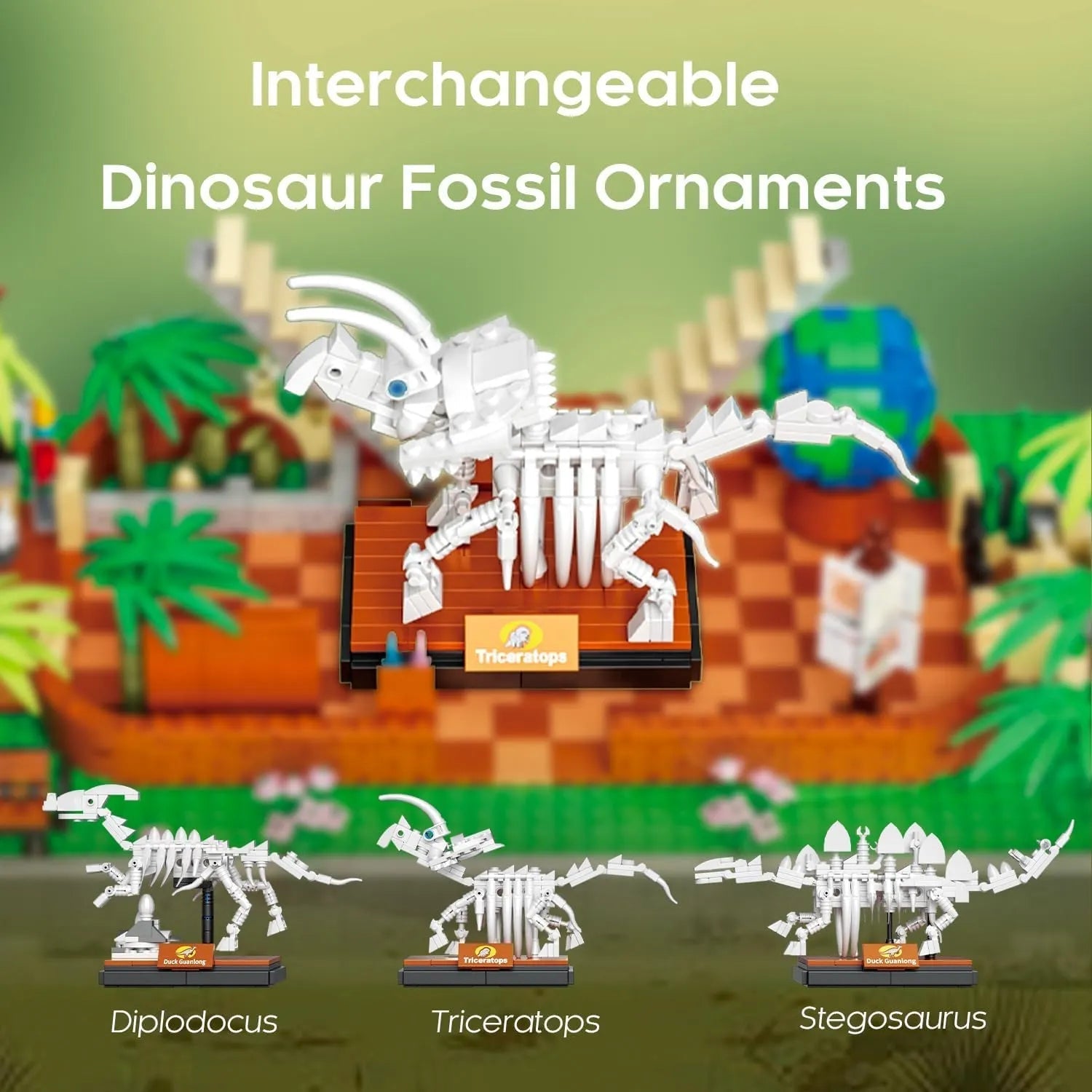 Zhegao 613000 - Natural History Dino Museum - vue 5 | Power Blockz