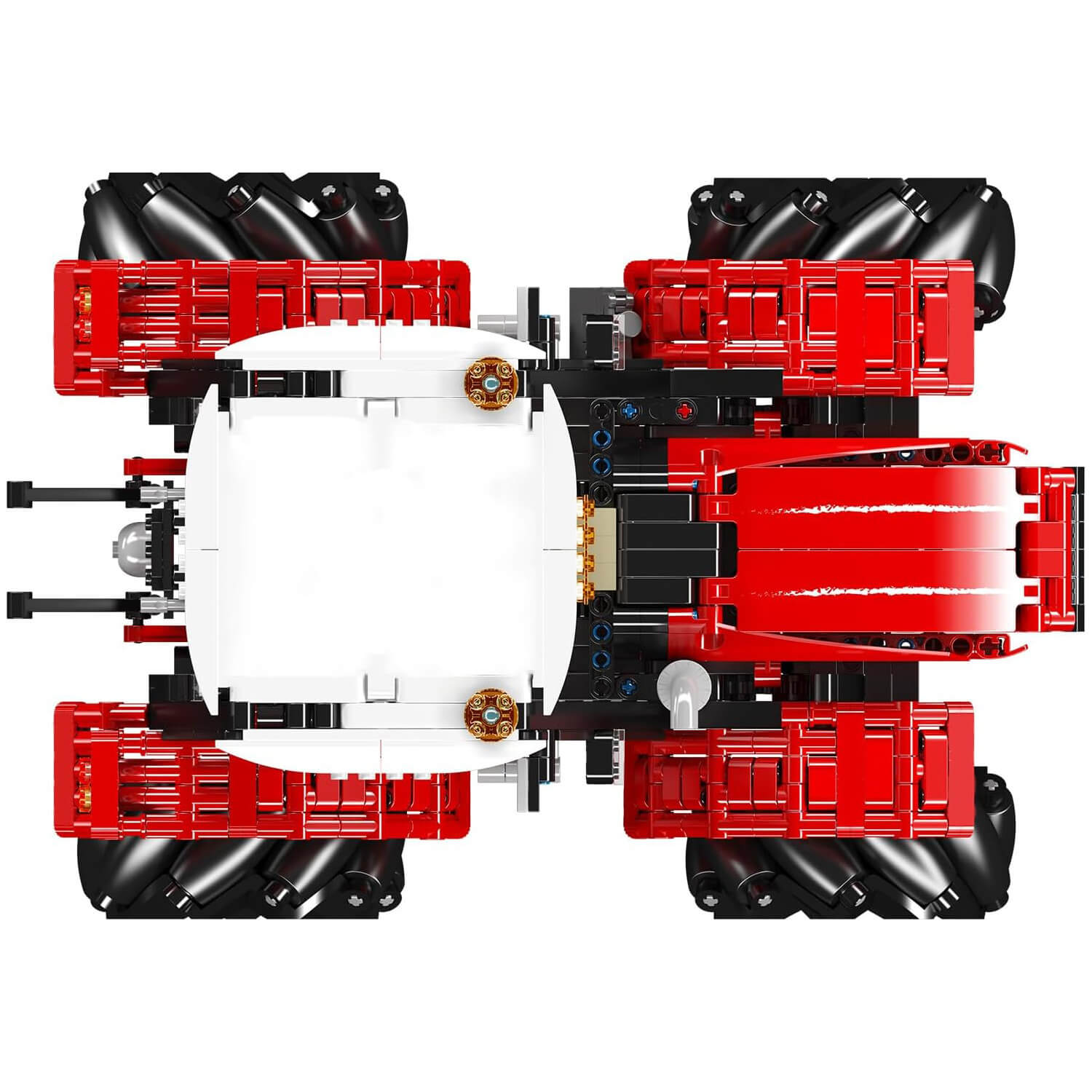 Mould King 18037 - Agricultural Tractor Remote Control - vue 3 | Power Blockz