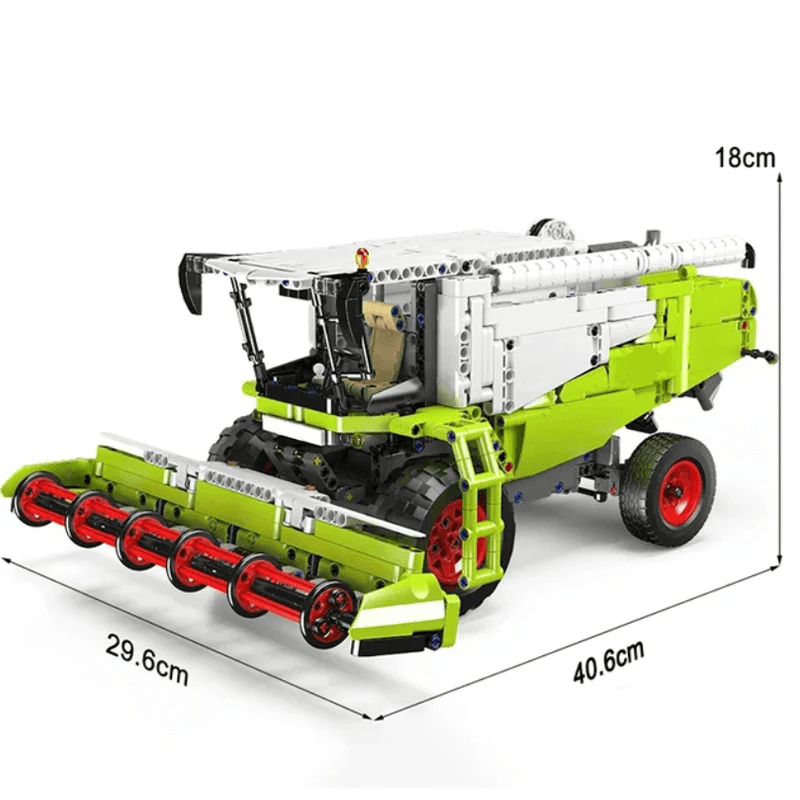 Mould King 17014 - RC Combine Harvester - vue 7 | Power Blockz