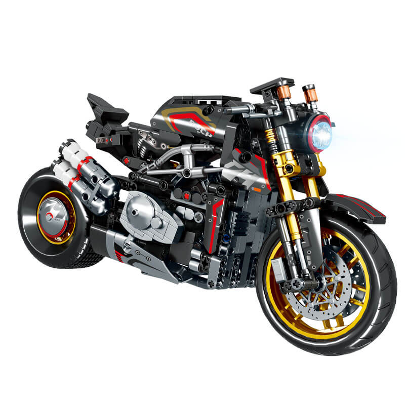 Leibao 8161 - Carbon Naked Streetfighter - vue 2 | Power Blockz