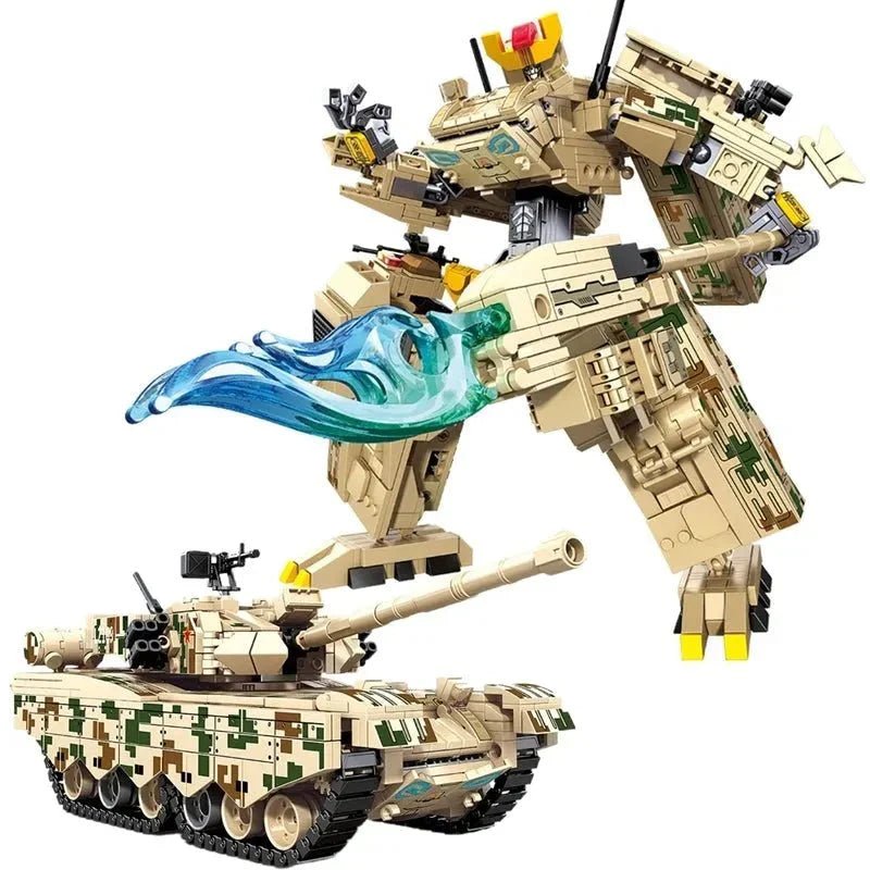 Mecha Transformers Robot Battle Tank Deformation Bricks Toy | 1306pcs - Mecha Transformers Robot Battle Tank Deformation Bricks Toy | Power Blockz