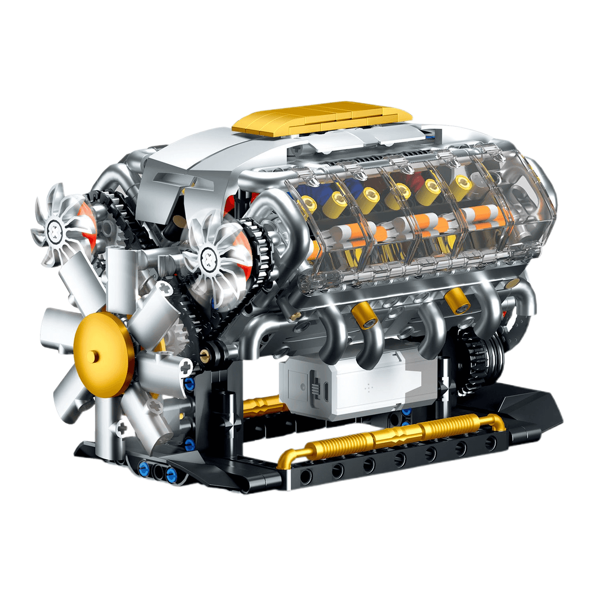 Goqi YC364 - Functional V8 Engine Model | Power Blockz