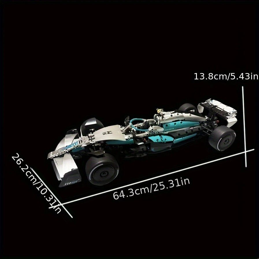 AMG F1 W15 | 1980pcs - AMG F1 W15 - vue 4 | Power Blockz
