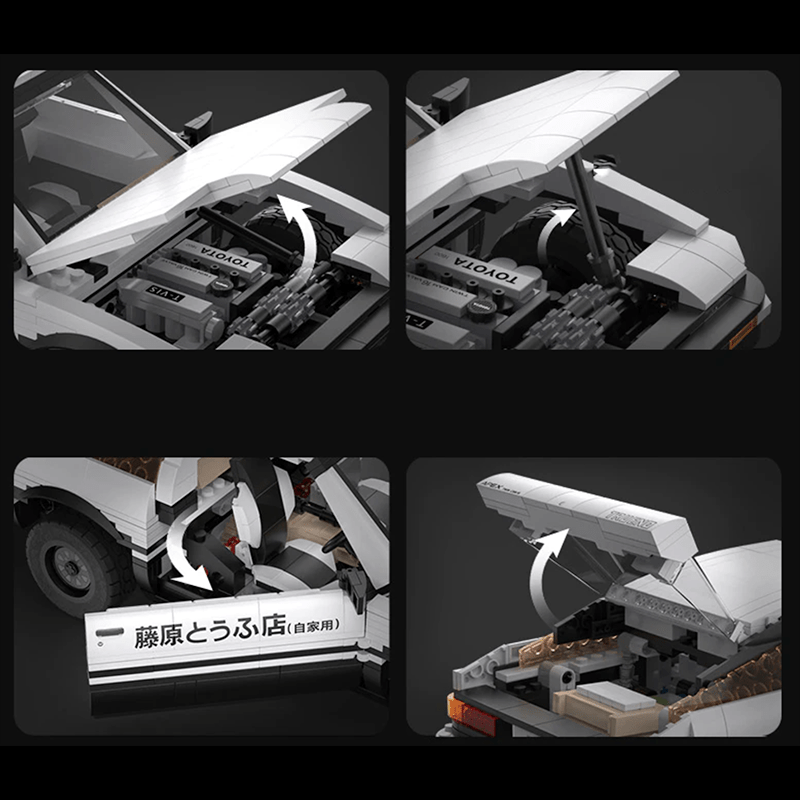 C61024W - Static - Toyota A86 Trueno JDM Drift - vue 9 | Power Blockz
