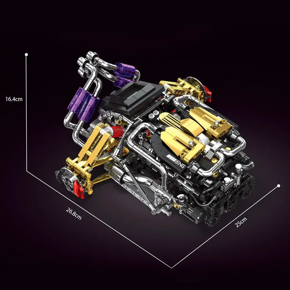 Eikee Y15004 - Twin-Turbo V12 Hypercar Powertrain - vue 7 | Power Blockz