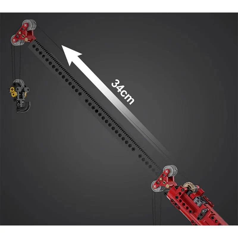 Cada C61081 - RC Mobile Crane - vue 7 | Power Blockz
