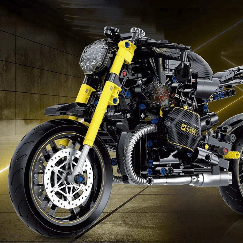 Power Blockz 60515 - Retro Cafe Racer Concept - vue 3 | Power Blockz