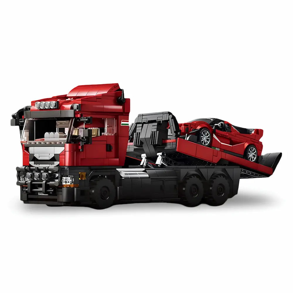 12GO 95002 - Italian Supercar Trailer Set - vue 2 | Power Blockz