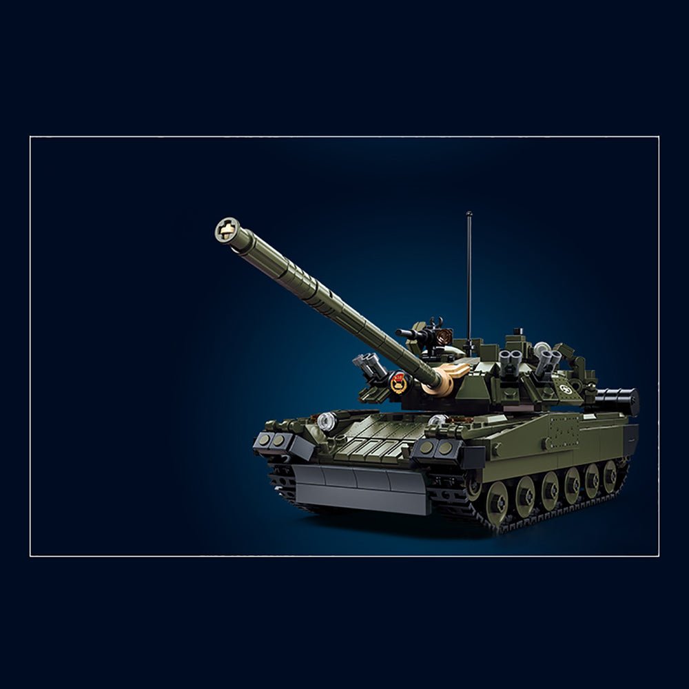 Sluban M38-B1178 - M38-B1178 T-80BVMS Main Battle Tank - vue 6 | Power Blockz