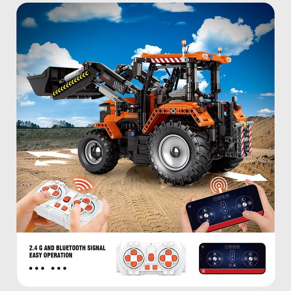 Reobrix 22024 - Remote Controlled Loading Tractor - vue 9 | Power Blockz