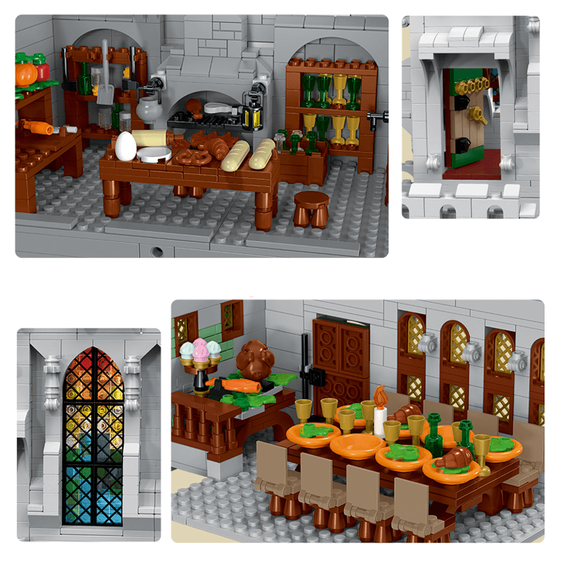 Mork 033010 - European Medieval Castle - vue 8 | Power Blockz