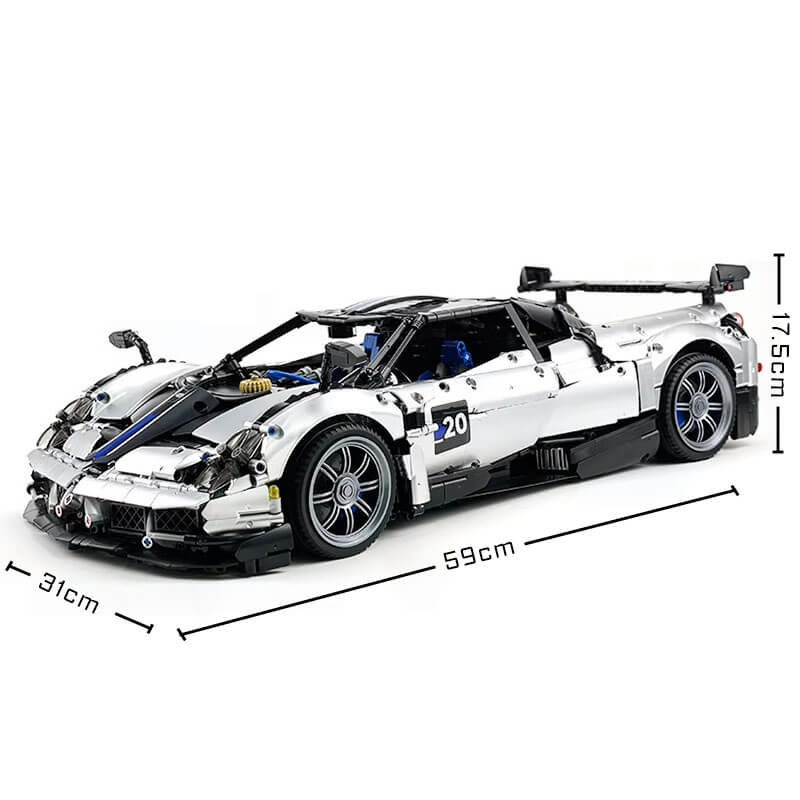Rastar 97900 - Carbon Aero Huayra BC Hypercar - vue 7 | Power Blockz
