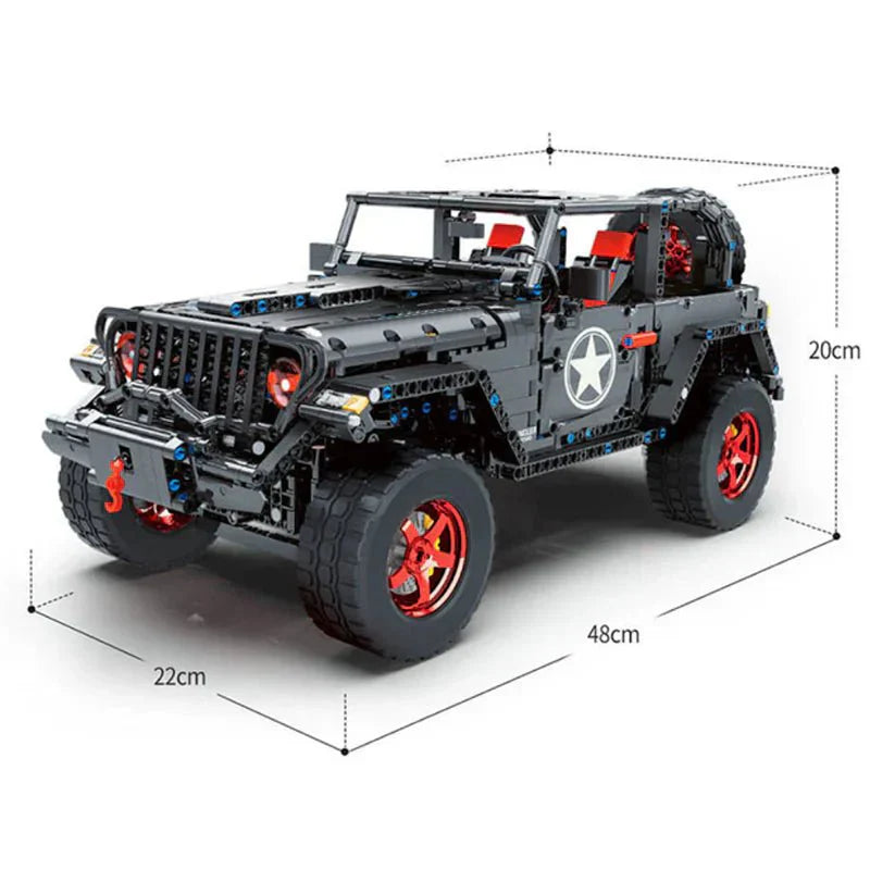 Jaki JK9058 - Static Version - Black Off-Road Trail SUV - vue 8 | Power Blockz