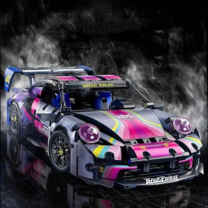 Xingya Youpin 66623 - Cyberpunk 911 GT Race Coupe - vue 5 | Power Blockz
