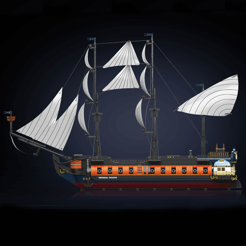 Mould King 13192 - Classic Sailing Ship Explorer - vue 4 | Power Blockz