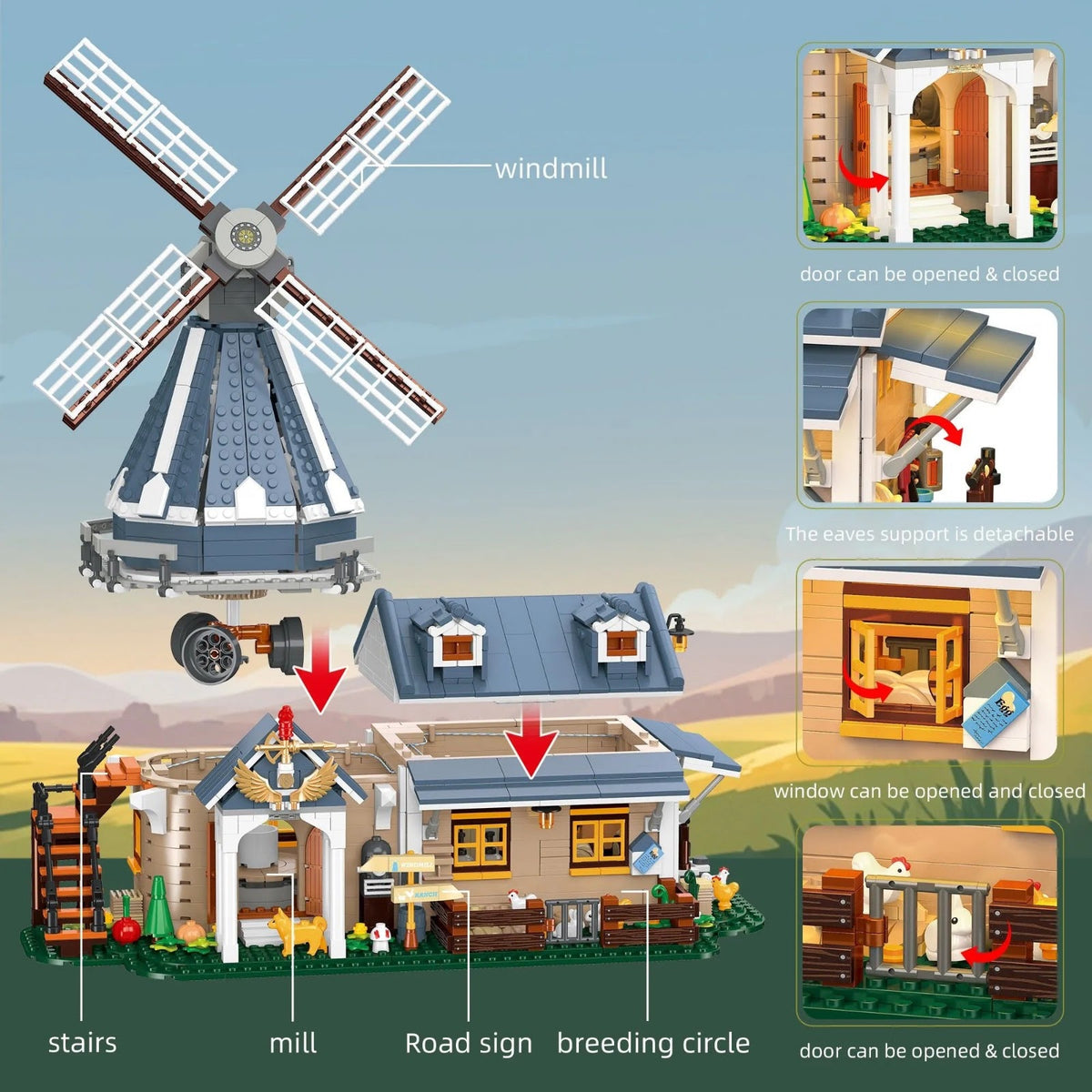 JIESTAR 59166 - Windmill Ranch Modular Buildings - vue 5 | Power Blockz