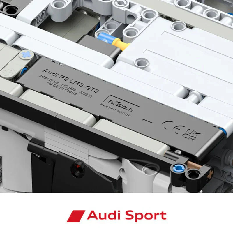 Rastar 99310 - Static Version - Audi R8 LMS GT3 - vue 10 | Power Blockz