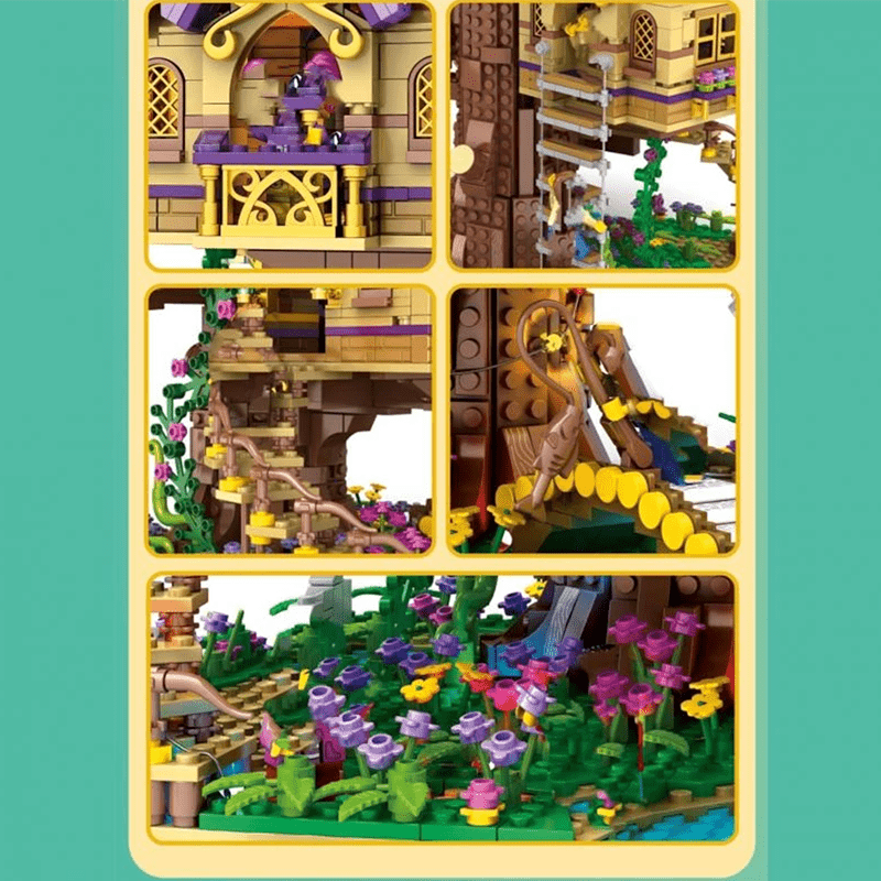 JuHang 86011 - Tree House - vue 4 | Power Blockz