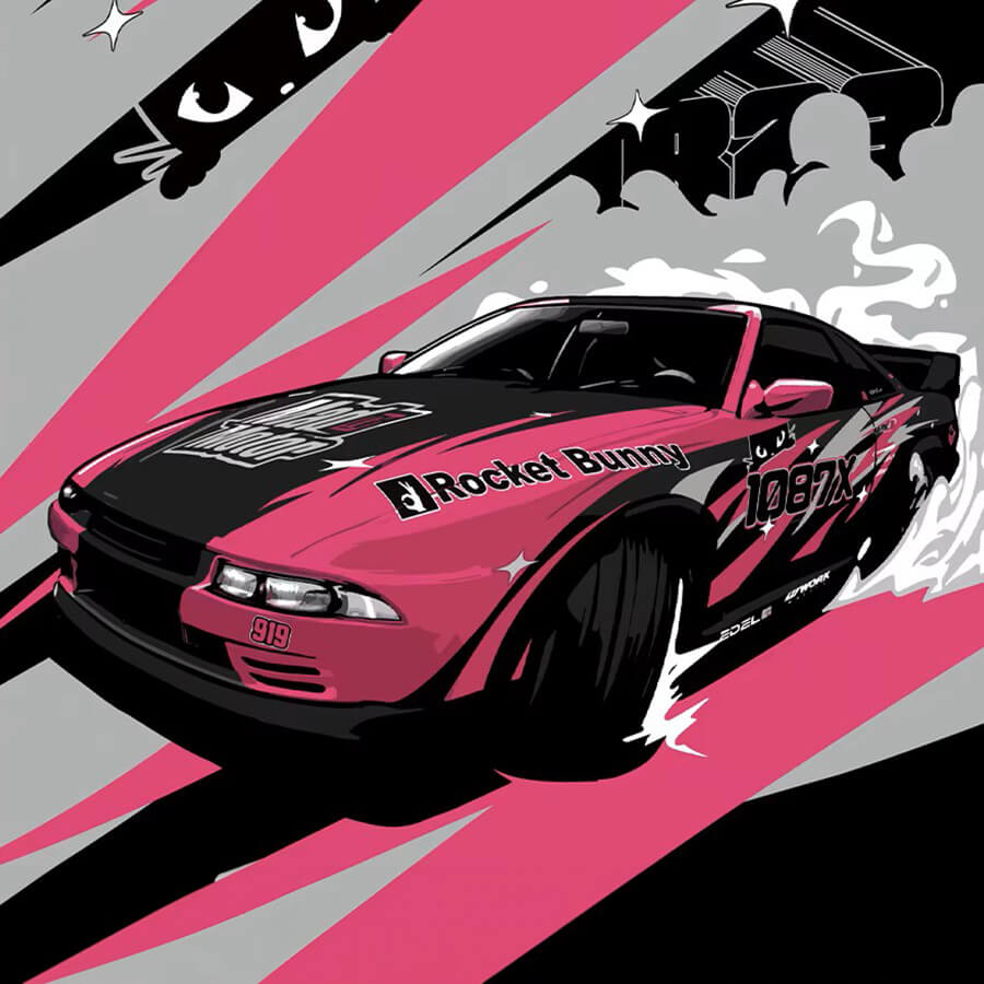 PB8854 - Rocket Bunny R32 Gt-r - vue 5 | Power Blockz