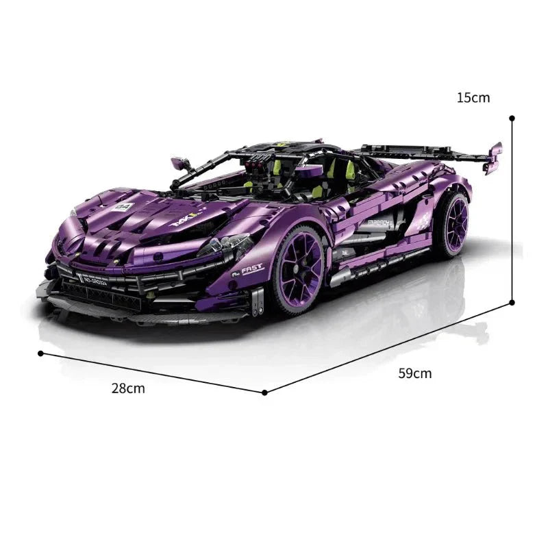 Guly 10617 - Satin Purple P1 GTR - vue 8 | Power Blockz