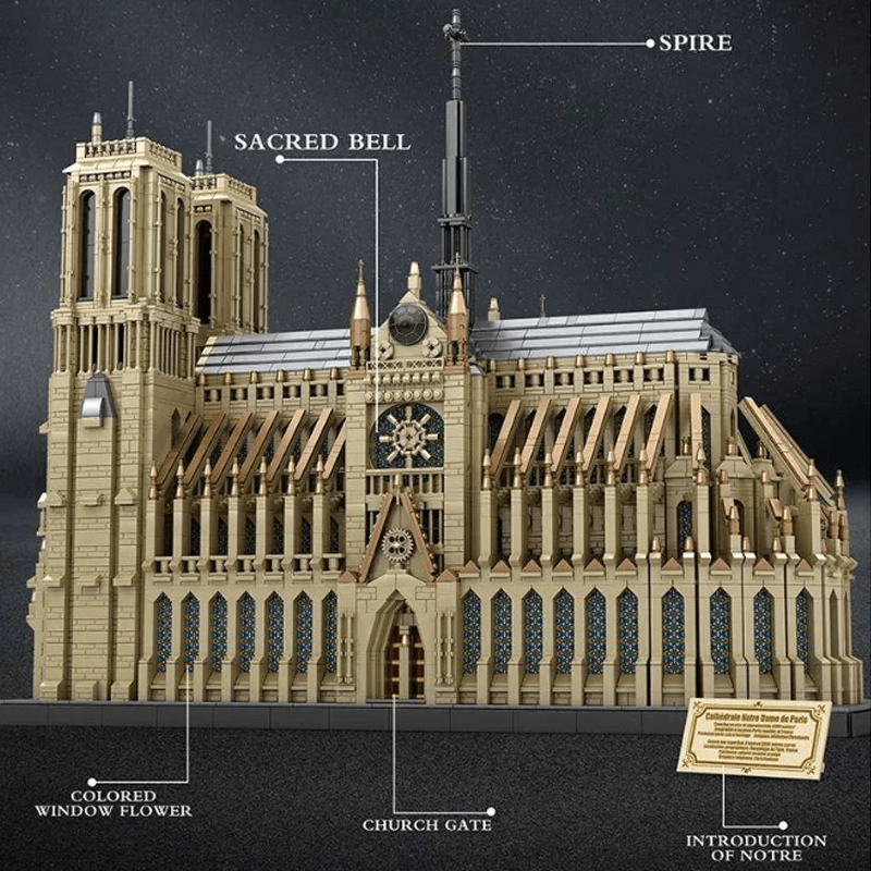 Reobrix 66016 - Notre Dame Cathedral - vue 8 | Power Blockz