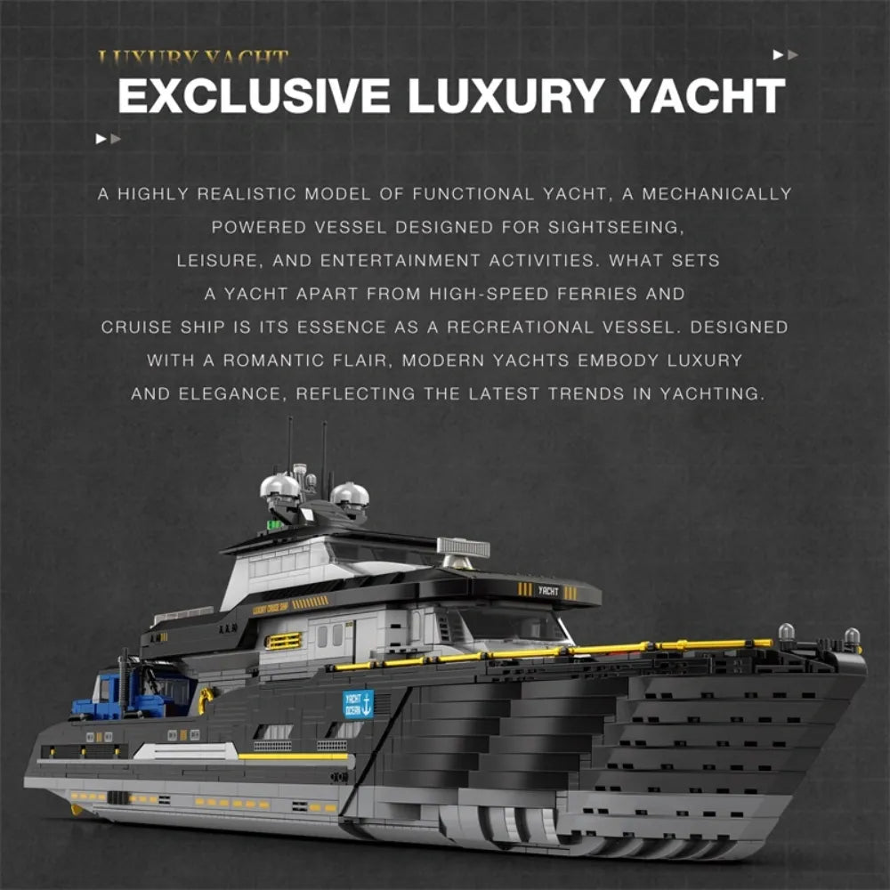 Reobrix 66103 - Modern Luxury Yacht - vue 5 | Power Blockz