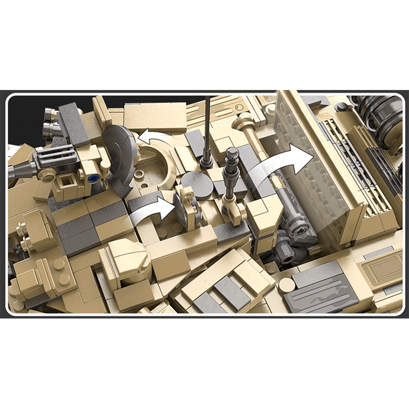 CaDa C61003 - Remote Controlled Tank - vue 6 | Power Blockz
