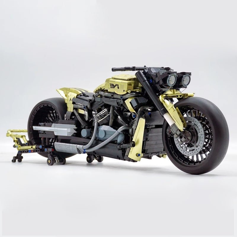 Night Rod Special | 2427pcs - Black - Night Rod Special - vue 6 | Power Blockz