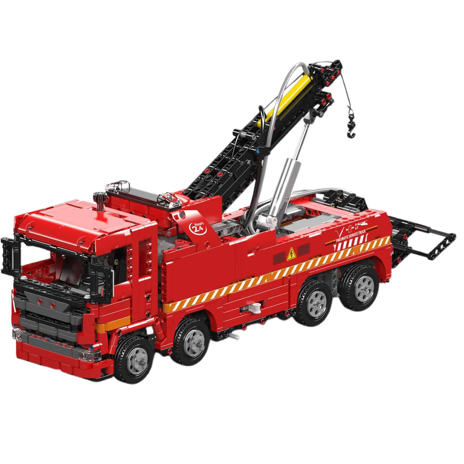 Mould King 19017 - European Pneumatic Tow Truck - vue 2 | Power Blockz