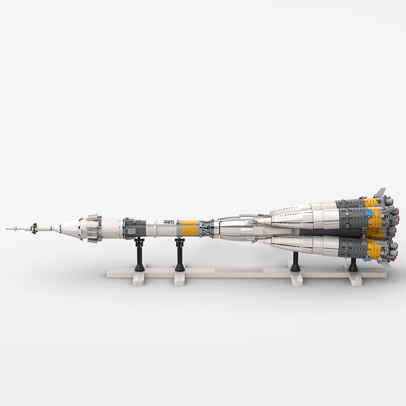 Gobricks MOC-109502 - Soyuz-FG Rocket - vue 5 | Power Blockz