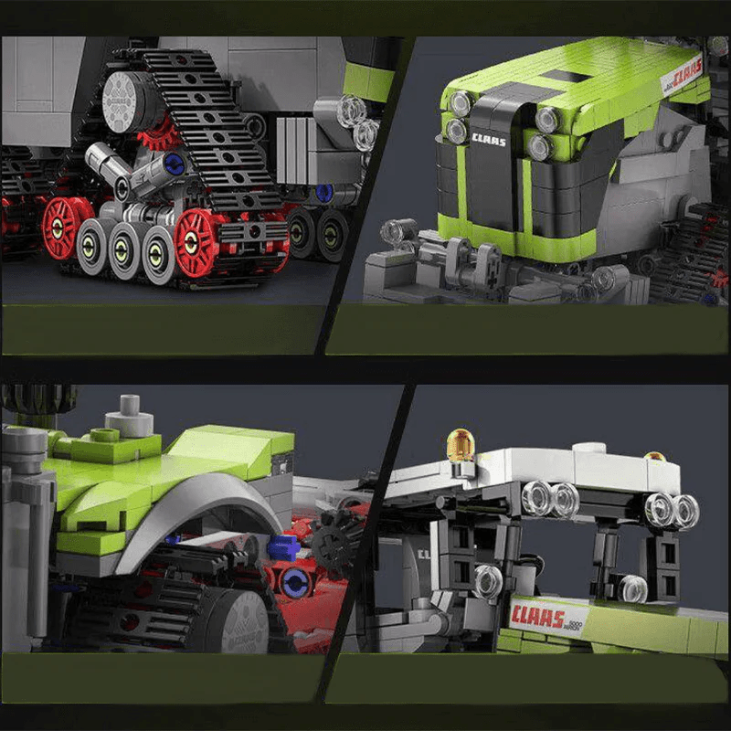 CaDa C65012W - Heavy-Duty Articulated Farm Tractor - vue 7 | Power Blockz