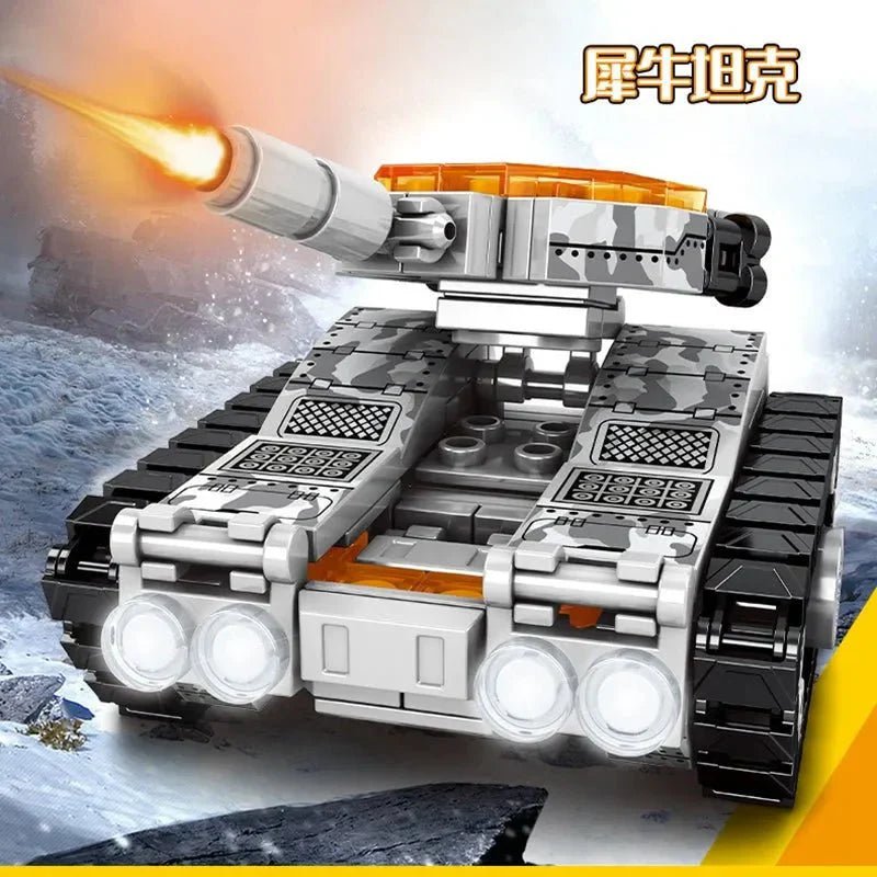 Transformers Mechanical Robot Tank Fighter Bricks Toy | 894pcs - Transformers Mechanical Robot Tank Fighter Bricks Toy - vue 6 | Power Blockz
