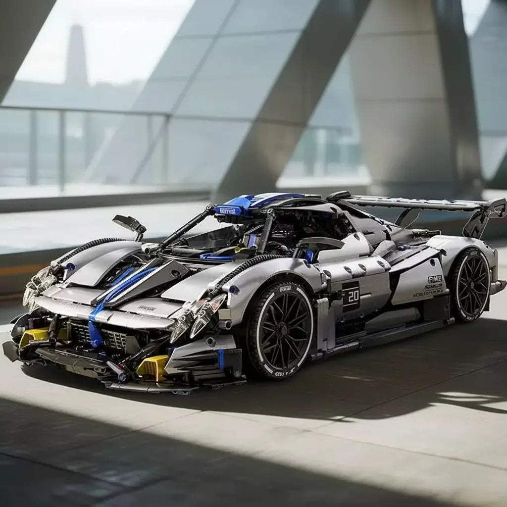 Toylinx 3526 Static Version - Italian Aero Hypercar Ultimo 2021 - vue 5 | Power Blockz