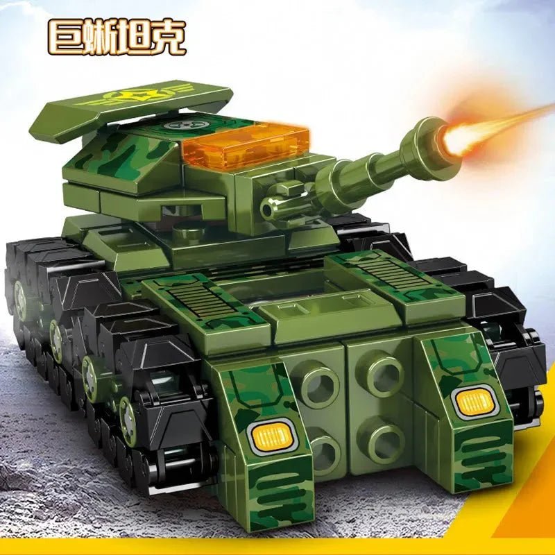 Transformers Mechanical Robot Tank Fighter Bricks Toy | 894pcs - Transformers Mechanical Robot Tank Fighter Bricks Toy - vue 7 | Power Blockz