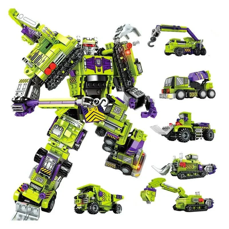 Transformers Mecha Robot Engineering Vehicle Bricks Toy | 709pcs - Transformers Mecha Robot Engineering Vehicle Bricks Toy | Power Blockz