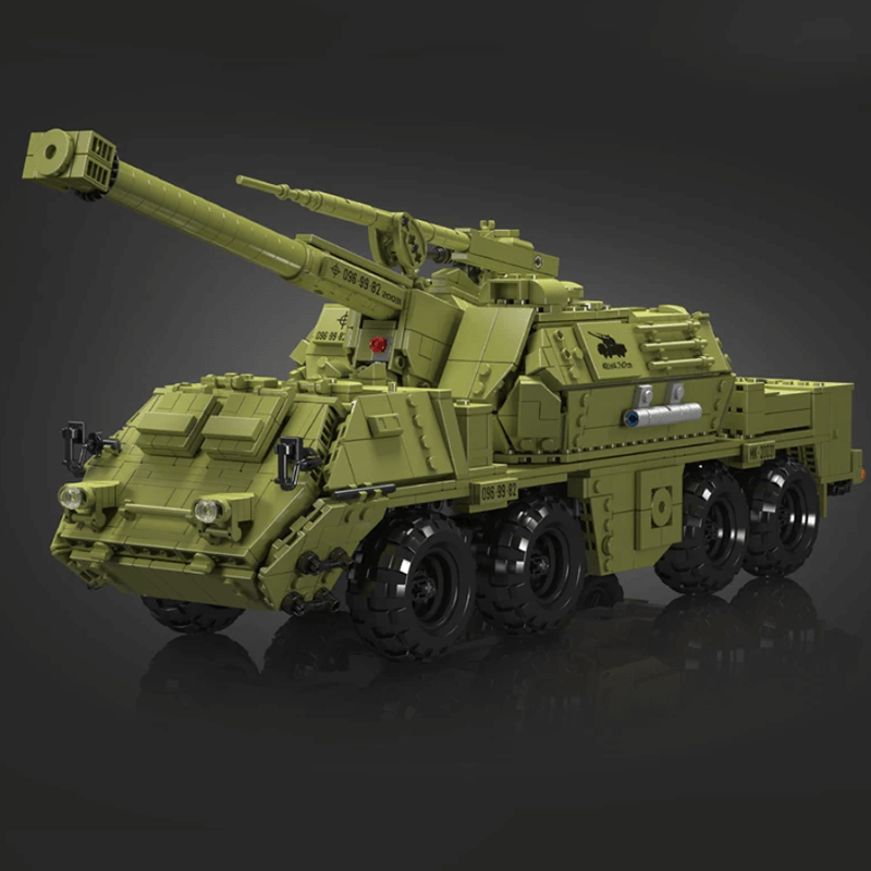 Mould King 20031 - Dana Self-Propelled Artillery Tank - vue 3 | Power Blockz