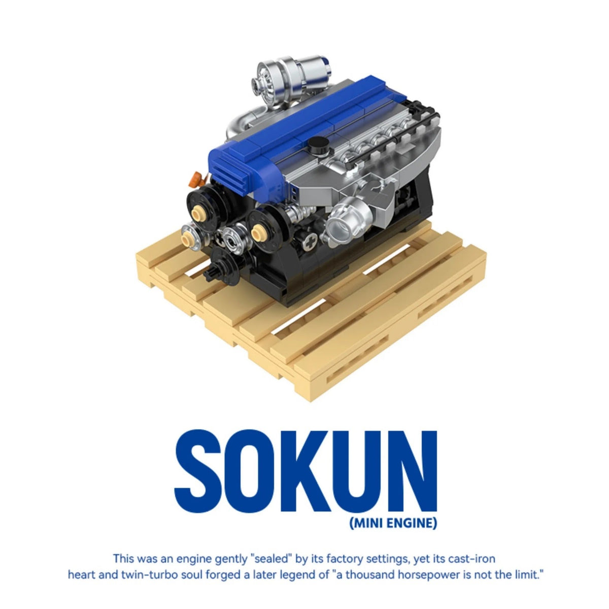 POWERBUILD PB8869A - Toyota 2JZ-GTE Engine - vue 6 | Power Blockz