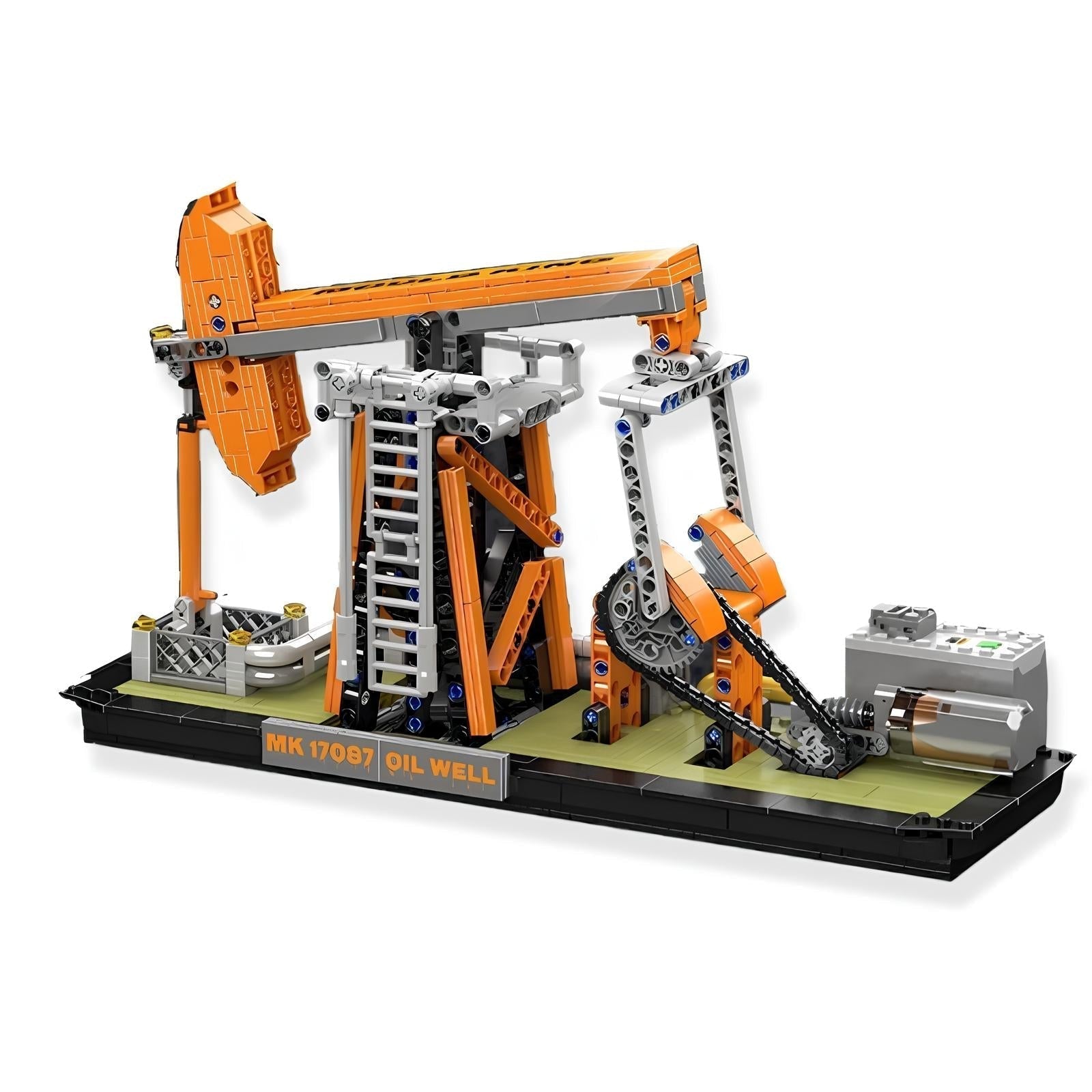 Mould King 17087 - Motorized Oil Well Rig | Power Blockz